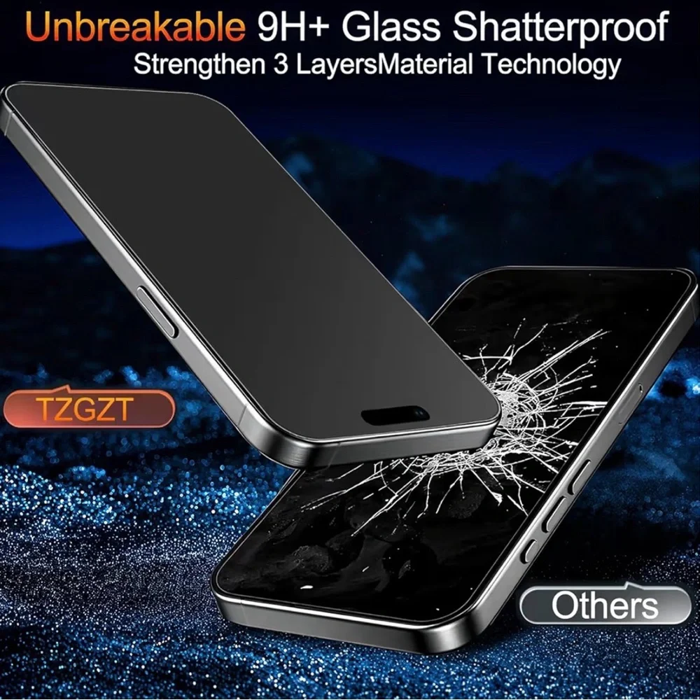 iPhone Air Screen Protector 3 Pack Anti Blue Light Matte Glass